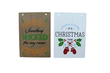Load image into Gallery viewer, Multi Holiday Metal Frame Sign