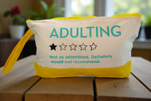 Load image into Gallery viewer, "Adulting, Not as advertised." Canvas Bag
