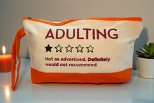Load image into Gallery viewer, "Adulting, Not as advertised." Canvas Bag
