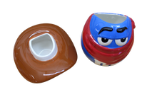 Load image into Gallery viewer, M&amp;M Candy Jar "Bandit Cowboy"

