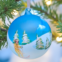 Load image into Gallery viewer, Dillard&#39;s Trimmings Christmas Ornament Skiing on the Slopes
