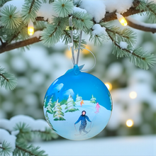 Load image into Gallery viewer, Dillard&#39;s Trimmings Christmas Ornament Skiing on the Slopes
