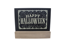 Load image into Gallery viewer, Double Sided Halloween &amp; Fall Sign Decor
