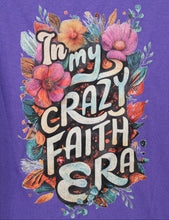 Load image into Gallery viewer, "In My Crazy Faith Era" Purple T-Shirt
