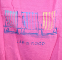 Load image into Gallery viewer, "Life Is Good" Pink Tank Top
