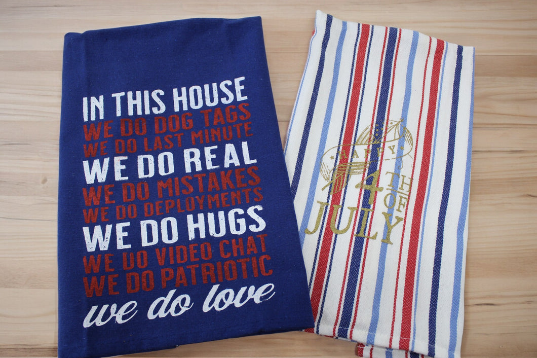 Tea Towels Patriotic Set