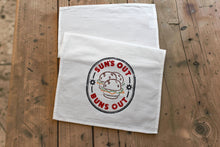 Load image into Gallery viewer, Tea Towel "Sun's Out Bun's Out" Burger
