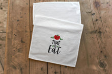 Load image into Gallery viewer, Tea Towel "Time to Eat"
