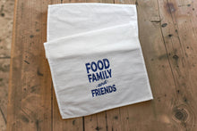 Load image into Gallery viewer, Tea Towel "Food Family and Friends"
