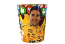 Load image into Gallery viewer, M&amp;M NASCAR Robert Yates Tin Trash Can
