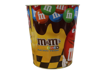 Load image into Gallery viewer, M&amp;M NASCAR Robert Yates Tin Trash Can
