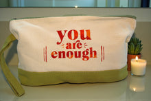 Load image into Gallery viewer, "You Are Enough" Canvas Bag
